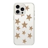 Manitoba iPhone 13 Pro Uyumlu Baskılı Yumuşak Silikon Şeffaf Telefon Kılıfı, Leopar Desenli