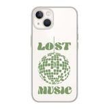 Manitoba iPhone 15 Plus Uyumlu Lost Music Tasarımlı Şeffaf Telefon Kılıfı