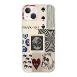 Manitoba iPhone 15 Plus Uyumlu Romantic Lover Tasarımlı Şeffaf Telefon Kılıfı, Çok Renkli