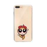 Manitoba iPhone 7 Plus / 8 Plus Uyumlu Blossom Tasarımlı Baskılı Şeffaf Telefon Kılıfı