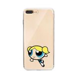 Manitoba iPhone 7 Plus / 8 Plus Uyumlu Bubbles Tasarımlı Baskılı Şeffaf Telefon Kılıfı