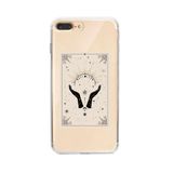 Manitoba iPhone 7 Plus / 8 Plus Uyumlu Eller Tasarımlı Baskılı Şeffaf Telefon Kılıfı