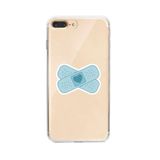 Manitoba iPhone 7 Plus / 8 Plus Uyumlu Kalp Yara Bandı Tasarımlı Şeffaf Telefon Kılıfı
