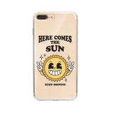 Manitoba iPhone 7 Plus / 8 Plus Uyumlu Keep Shining Tasarımlı Şeffaf Telefon Kılıfı