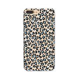 Manitoba iPhone 7 Plus / 8 Plus Uyumlu Leopar Desen Tasarımlı Şeffaf Telefon Kılıfı, Çok Renkli
