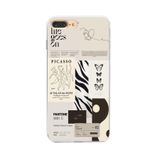 Manitoba iPhone 7 Plus / 8 Plus Uyumlu Life Goes On Tasarımlı Şeffaf Telefon Kılıfı, Çok Renkli