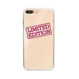 Manitoba iPhone 7 Plus / 8 Plus Uyumlu Limited Edition Tasarımlı Şeffaf Telefon Kılıfı