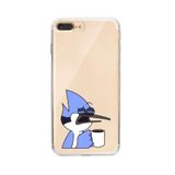 Manitoba iPhone 7 Plus / 8 Plus Uyumlu Mordecai Tasarımlı Baskılı Şeffaf Telefon Kılıfı