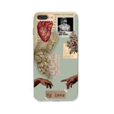 Manitoba iPhone 7 Plus / 8 Plus Uyumlu My Love Tasarımlı Şeffaf Telefon Kılıfı, Çok Renkli