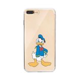 Manitoba iPhone 7 Plus / 8 Plus Uyumlu Sevimli Ördek Tasarımlı Şeffaf Telefon Kılıfı