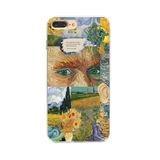 Manitoba iPhone 7 Plus / 8 Plus Uyumlu Van Gogh Tasarımlı Baskılı Şeffaf Telefon Kılıfı