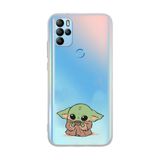 Manitoba Omix X300/X500 Uyumlu Baby Yoda Tasarımlı Baskılı Şeffaf Silikon Telefon Kılıfı