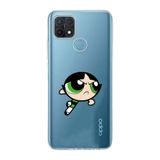 Manitoba Oppo A15 / A15S Uyumlu Buttercup Tasarımlı Baskılı Şeffaf Telefon Kılıfı