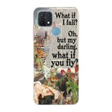 Manitoba Oppo A15 / A15S Uyumlu What If Tasarımlı Baskılı Şeffaf Telefon Kılıfı
