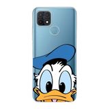 Manitoba Oppo A15/A15S Uyumlu Baskılı Yumuşak Silikon Şeffaf Telefon Kılıfı, Donald Duck Desen