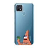 Manitoba Oppo A15/A15S Uyumlu Baskılı Yumuşak Silikon Şeffaf Telefon Kılıfı