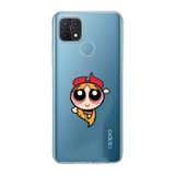 Manitoba Oppo A15/A15S Uyumlu Blossom Tasarımlı Baskılı Şeffaf Silikon Telefon Kılıfı