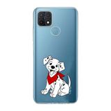 Manitoba Oppo A15/A15S Uyumlu Dalmaçyalı Tasarımlı Baskılı Şeffaf Telefon Kılıfı