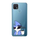 Manitoba Oppo A15/A15S Uyumlu Mordecai Tasarımlı Baskılı Şeffaf Telefon Kılıfı