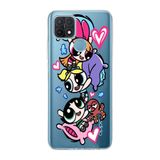 Manitoba Oppo A15/A15S Uyumlu Powerpuff Girls Tasarımlı Baskılı Şeffaf Telefon Kılıfı