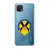 Manitoba Oppo A15/A15S Uyumlu Wolverine Tasarımlı Baskılı Şeffaf Telefon Kılıfı