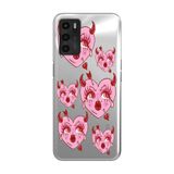 Manitoba Oppo A16 / A55 ile Uyumlu Baskılı Yumuşak Silikon Şeffaf Telefon Kılıfı, Desen