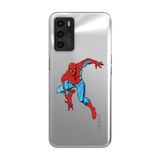 Manitoba Oppo A16 / A55 ile Uyumlu Baskılı Yumuşak Silikon Şeffaf Telefon Kılıfı, Spider-Man