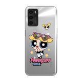 Manitoba Oppo A16 / A55 Uyumlu Baskılı Yumuşak Silikon Şeffaf Telefon Kılıfı, Powerpuff Girls Desen