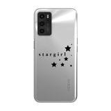 Manitoba Oppo A16 / A55 Uyumlu Baskılı Yumuşak Silikon Şeffaf Telefon Kılıfı, Stargirl Desen