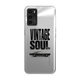Manitoba Oppo A16 / A55 Uyumlu Baskılı Yumuşak Silikon Şeffaf Telefon Kılıfı, Vintage Soul