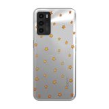 Manitoba Oppo A16 / A55 Uyumlu Baskılı Yumuşak Silikon Şeffaf Telefon Kılıfı, Yıldız Desen
