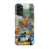 Manitoba Oppo A16 / A55 Uyumlu Baskılı Yumuşak Silikon Telefon Kılıfı, Sanat Deseni