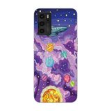 Manitoba Oppo A16 / A55 Uyumlu Baskılı Yumuşak Silikon Telefon Kılıfı, Uzay Temalı Desen