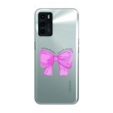 Manitoba Oppo A16 / A55 Uyumlu Fiyonk Tasarımlı Baskılı Şeffaf Telefon Kılıfı
