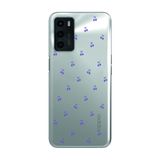 Manitoba Oppo A16 / A55 Uyumlu Kiraz Tasarımlı Baskılı Şeffaf Telefon Kılıfı