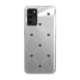 Manitoba Oppo A16 / A55 Uyumlu Kurdeleler Tasarımlı Baskılı Şeffaf Telefon Kılıfı