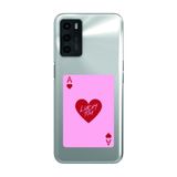 Manitoba Oppo A16 / A55 Uyumlu Lucky You Kart Tasarımlı Baskılı Şeffaf Telefon Kılıfı