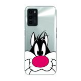 Manitoba Oppo A16 / A55 Uyumlu Sylvester Tasarımlı Baskılı Şeffaf Telefon Kılıfı