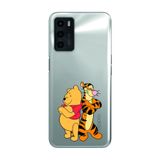 Manitoba Oppo A16 / A55 Uyumlu Winnie Tasarımlı Baskılı Şeffaf Silikon Telefon Kılıfı