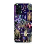 Manitoba Oppo A16 / A55 Uyumlu Witch Kolaj Tasarımlı Baskılı Şeffaf Telefon Kılıfı