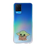 Manitoba Oppo A54 Uyumlu Baby Yoda Tasarımlı Baskılı Şeffaf Telefon Kılıfı
