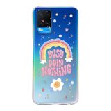 Manitoba Oppo A54 Uyumlu Busy Doin Nothing Tasarımlı Baskılı Şeffaf Telefon Kılıfı, Çok Renkli
