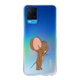 Manitoba Oppo A54 Uyumlu Jerry Tasarımlı Baskılı Şeffaf Telefon Kılıfı, Çok Renkli