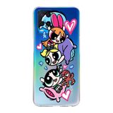 Manitoba Oppo A54 Uyumlu Powerpuff Girls Tasarımlı Baskılı Şeffaf Telefon Kılıfı