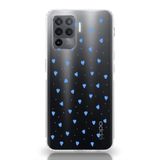 Manitoba Oppo Reno 5 Lite Uyumlu Minik Kalpler Tasarımlı Baskılı Şeffaf Telefon Kılıfı