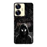 Manitoba Realme C55 Uyumlu Baskılı Yumuşak Silikon Telefon Kılıfı, Şeffaf, Spider-Man Desen