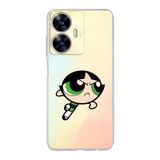 Manitoba Realme C55 Uyumlu Buttercup Tasarımlı Baskılı Şeffaf Telefon Kılıfı
