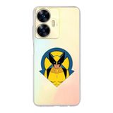 Manitoba Realme C55 Uyumlu Wolverine Tasarımlı Baskılı Şeffaf Telefon Kılıfı