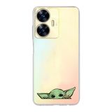 Manitoba Realme C55 Uyumlu Yoda Tasarımlı Baskılı Şeffaf Telefon Kılıfı