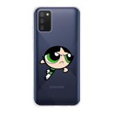 Manitoba Samsung Galaxy A02S Uyumlu Buttercup Baskılı Şeffaf Telefon Kılıfı